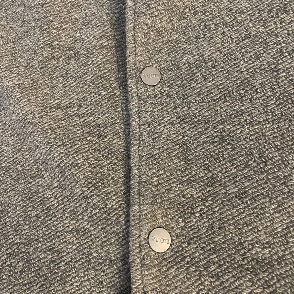 Vuori Plymouth Wool Shirt Jacket L Italian Wool NWT